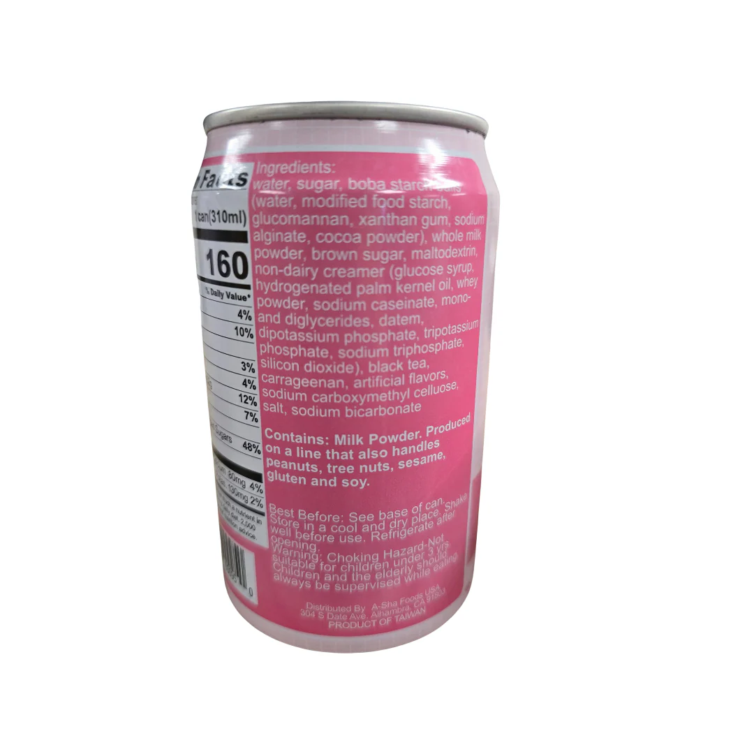 A-Sha Hello Kitty Brown Sugar Boba Milk Tea 310 ml (10.5 fl oz) - Image 2