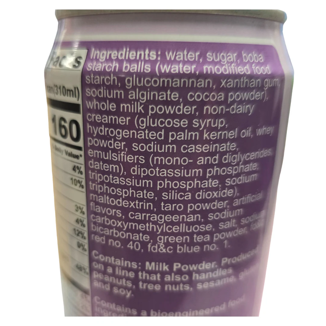 A-Sha Hello Kitty Taro Boba Milk Tea 310 ml (10.5 fl oz) - Image 3
