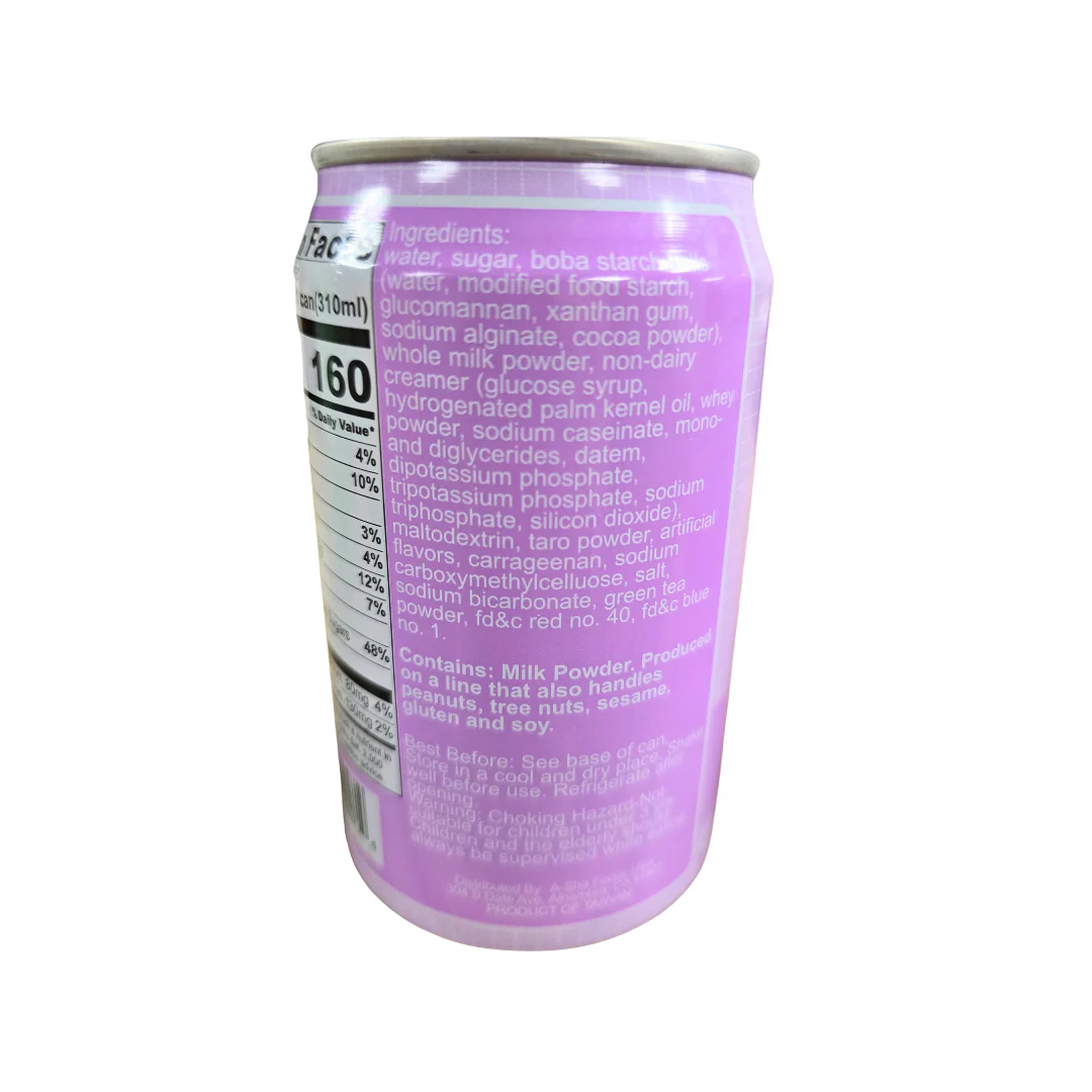 A-Sha My Melody Taro Boba Milk Tea 310 ml (10.5 fl oz) - Image 2