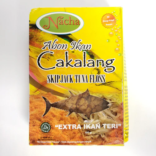 Nacha Abon Ikan Cakalang Extra Ikan Teri 100 g
