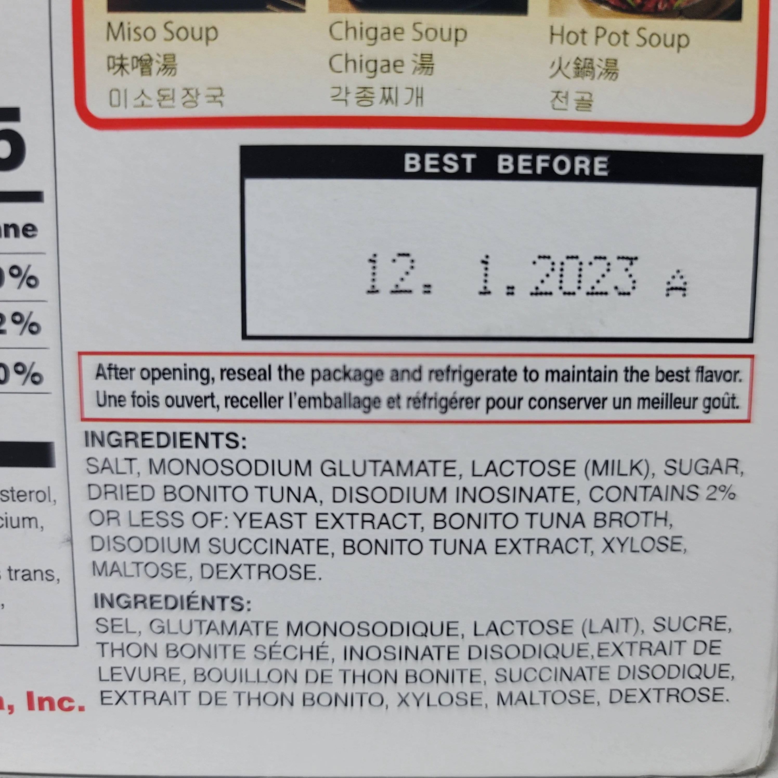 Ajinomoto Hondashi Bonito Soup Stock 2 x 60 g sacs (2.11 Oz bags) - Image 3