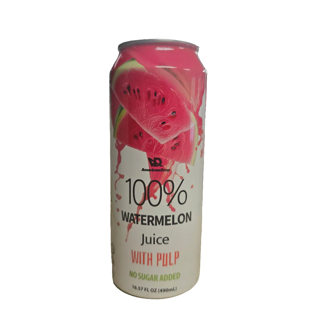 American Drop 100%  Watermellon Juice with pulp 490 ml