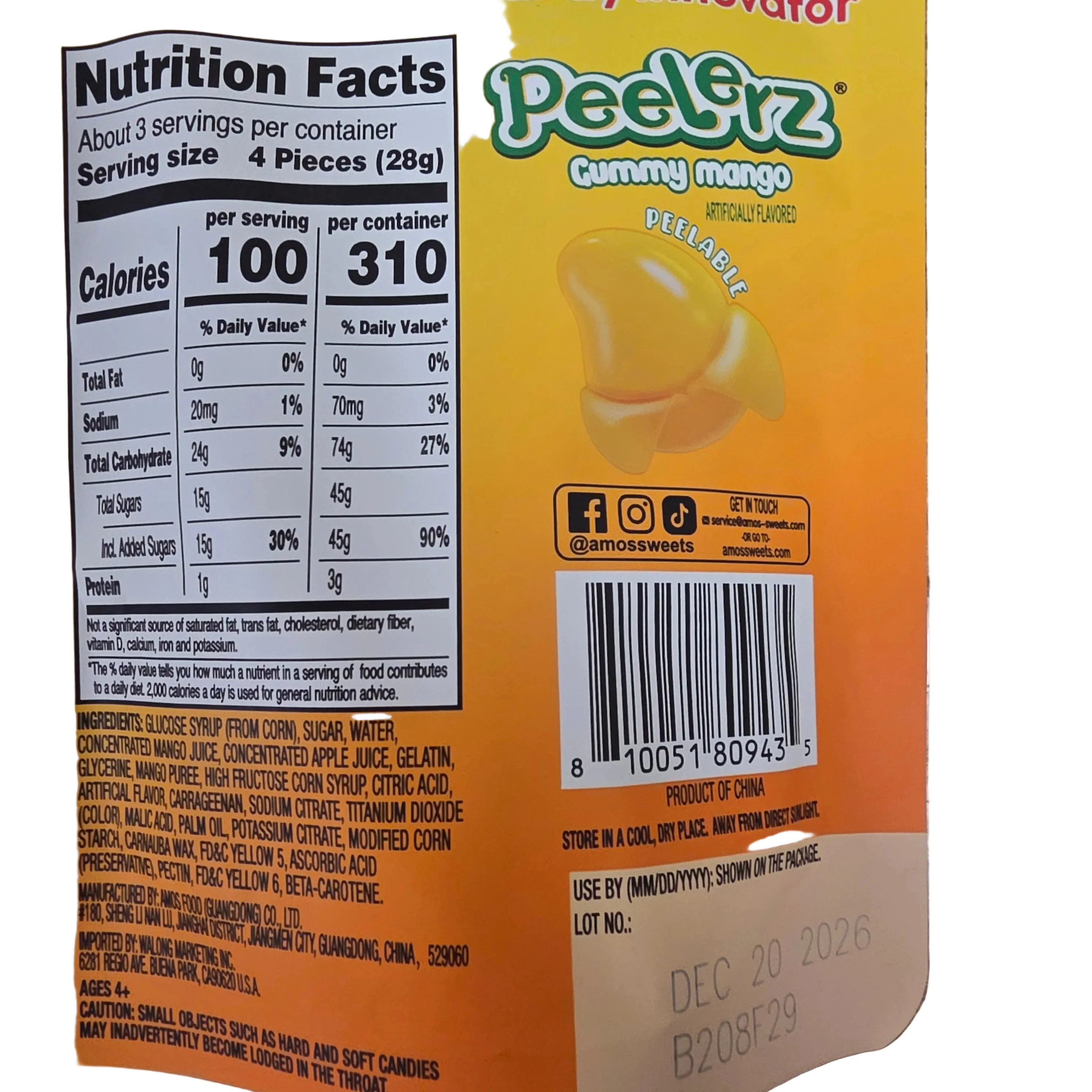 Amoz Peelerz Gummy Mango 85 g - Image 2
