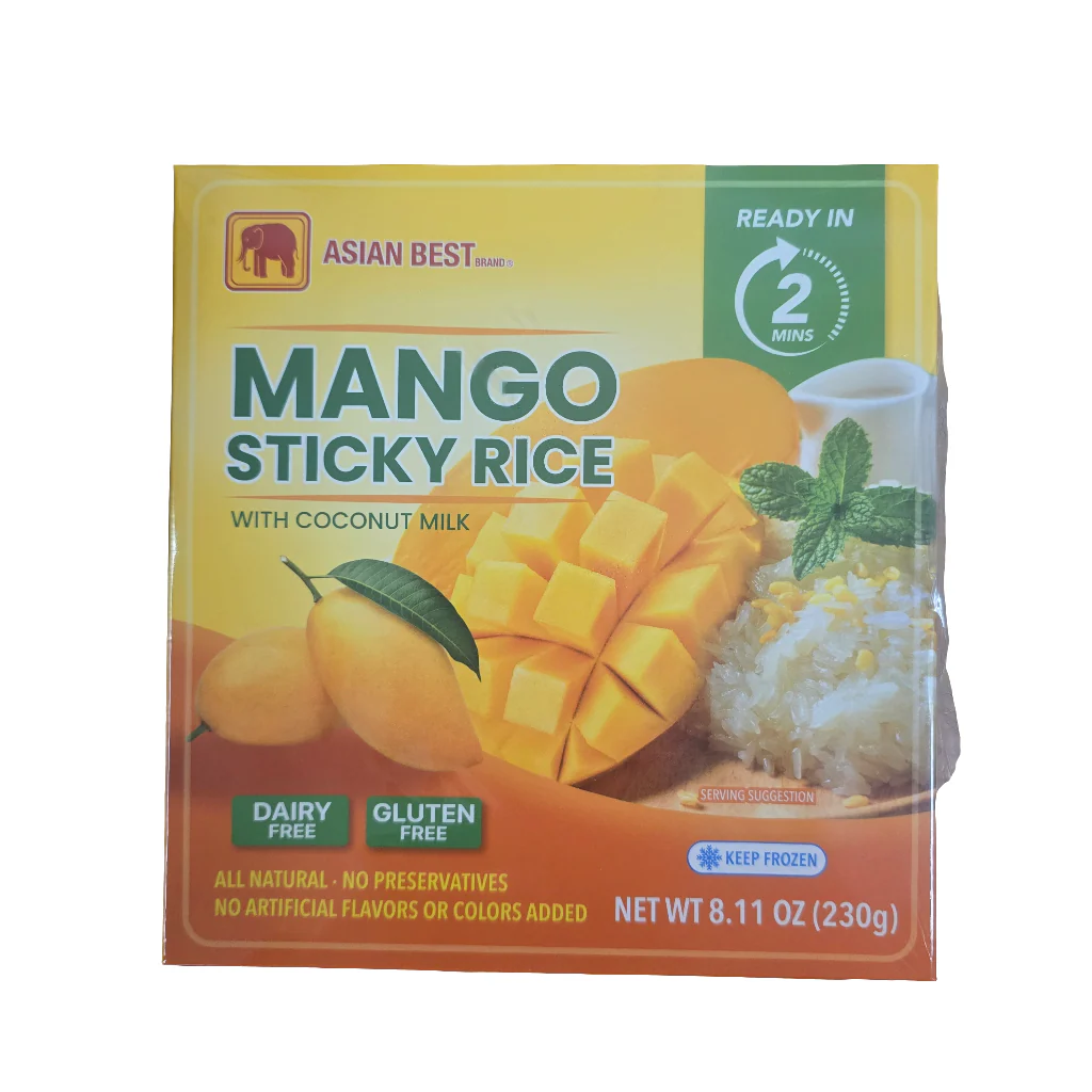 Asian Best Frozen Mango Sticky Rice with Coconut Milk 230 g -Store Pick-Up Only