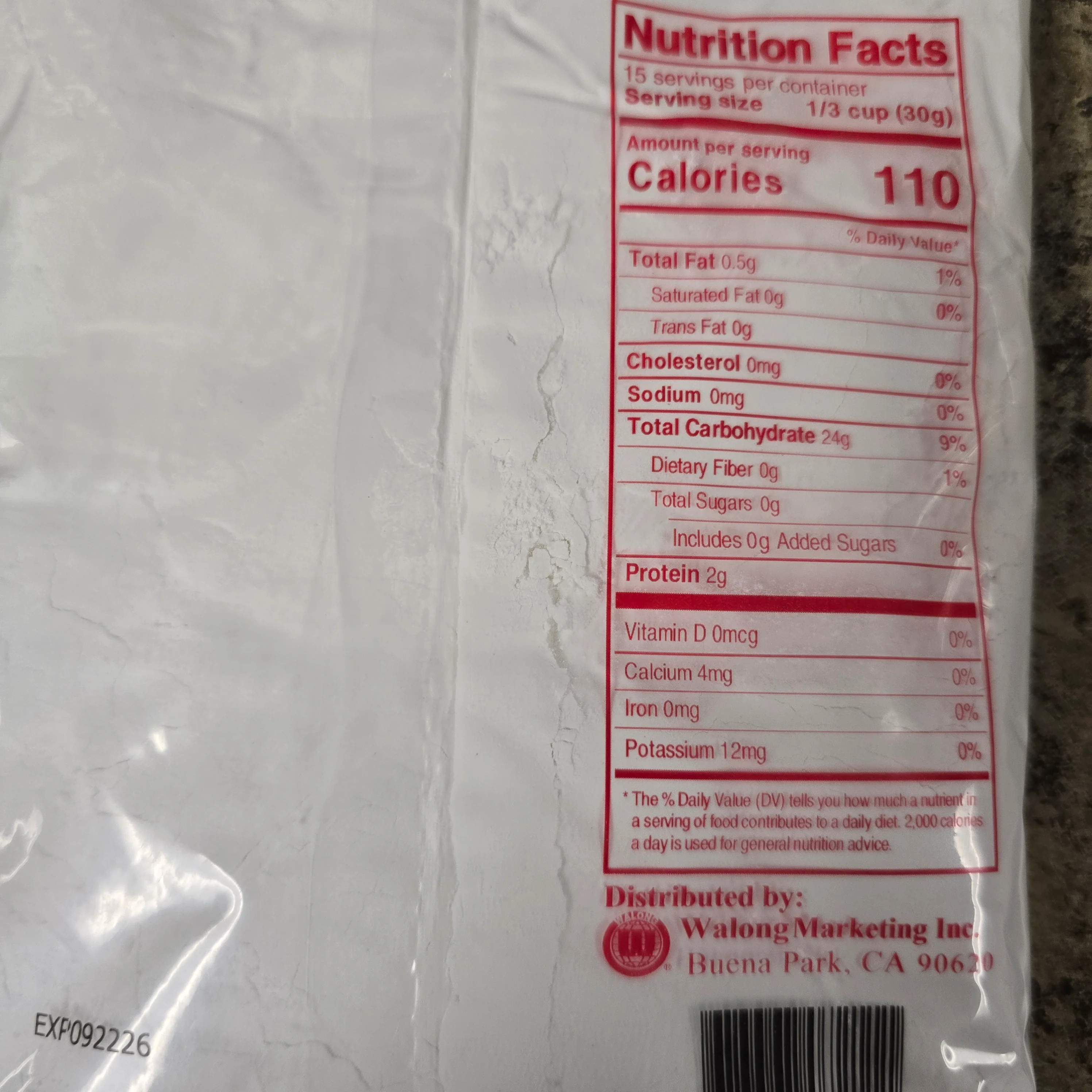 #Flying Horse Rice Flour 16 Oz (Red) - Image 2