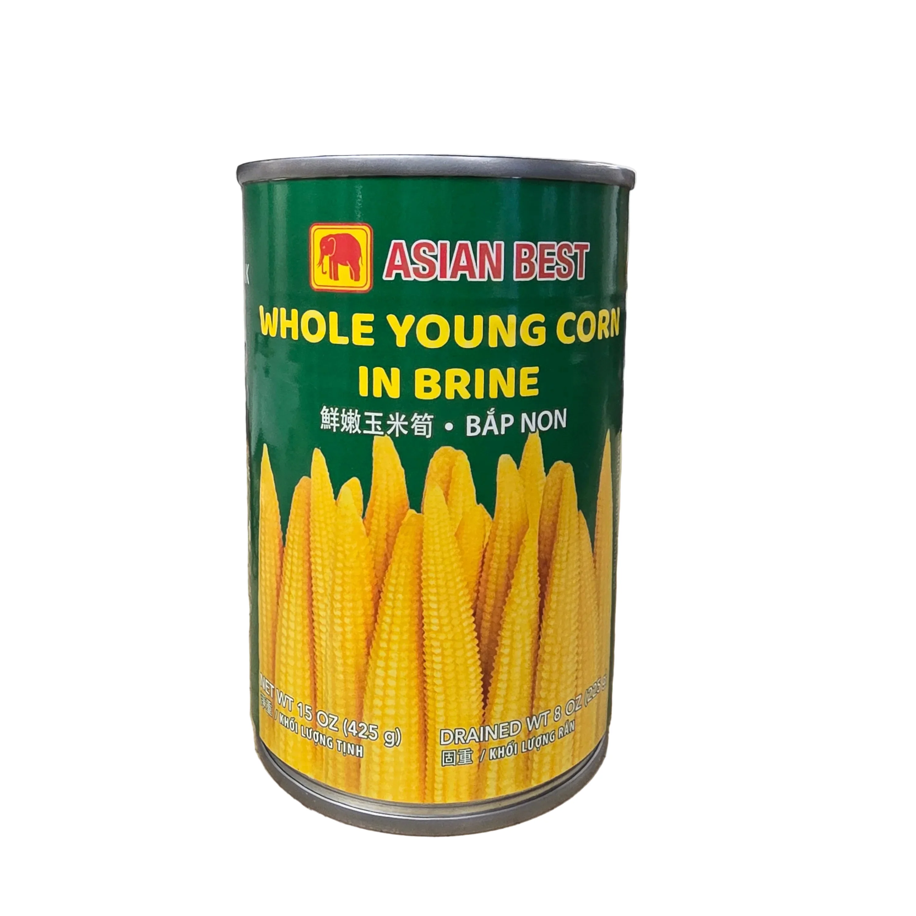 Asian Best Young Corn Whole in Brine 15 oz