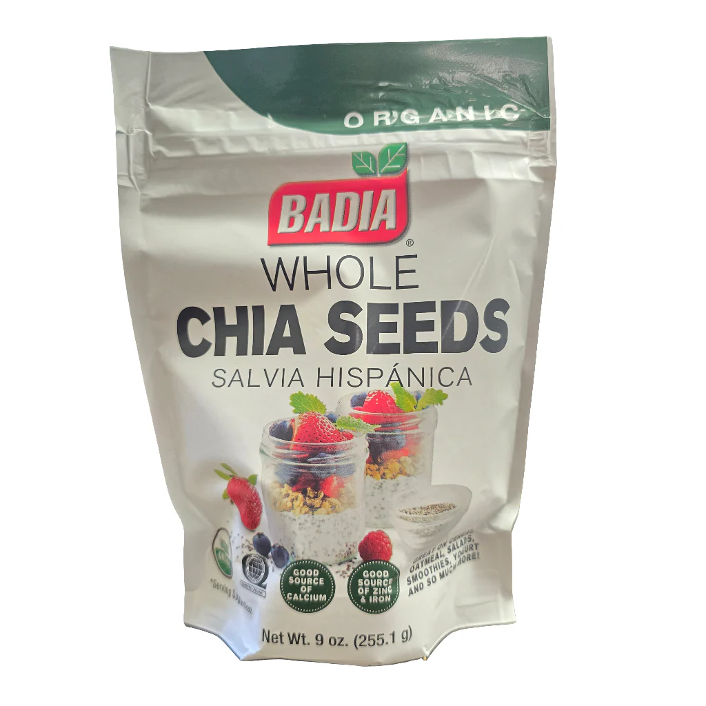 Badia Organic Chia Seed 9 Oz