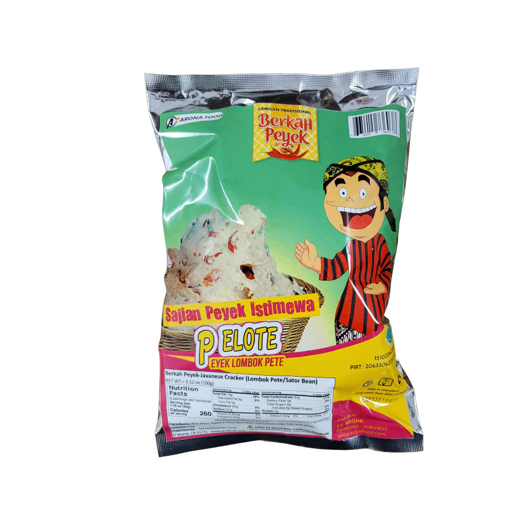 Berkah Peyek - Pelote (Peyek-Lombok-Pete) 100 GR