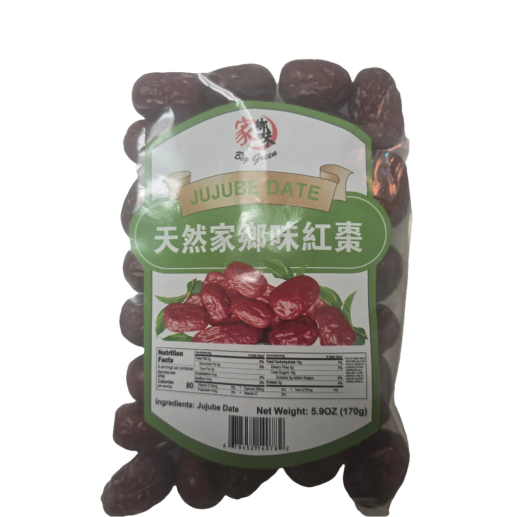 Big Green Brand Jujube Date 170 g