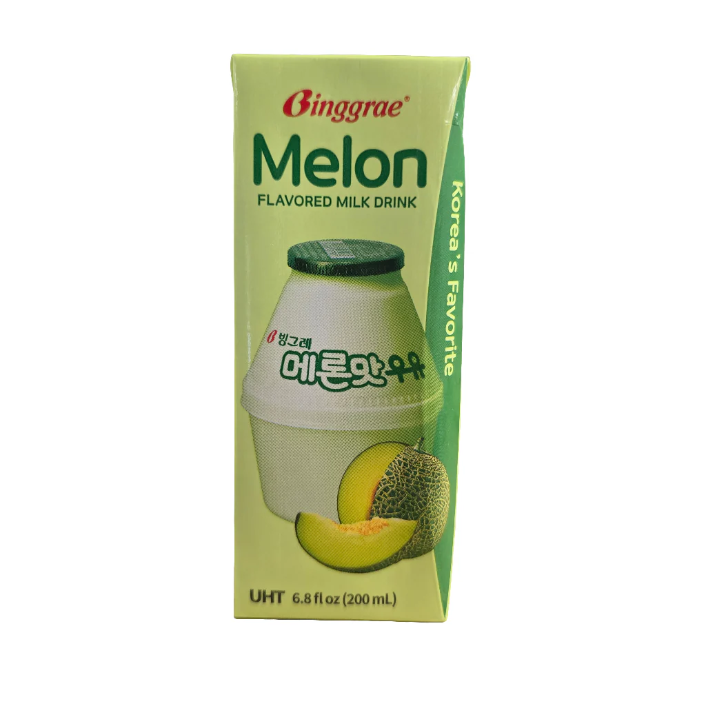 Binggrae Melon Flavored Milk Drink 6.8 fl.oz (200 ml)