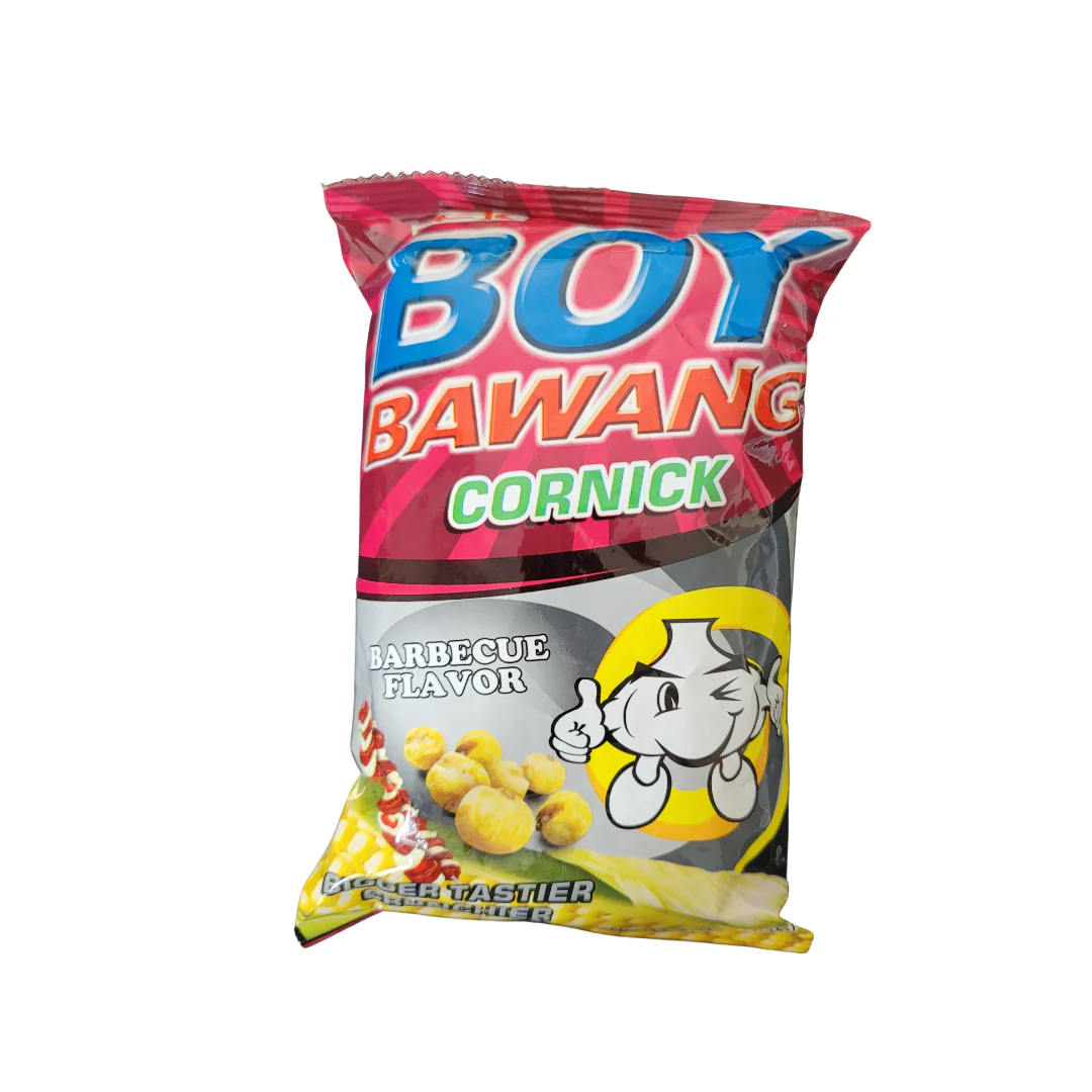 Boy Bawang Cornik (Fried Corn Snacks) Barbecue Flavor 90 g