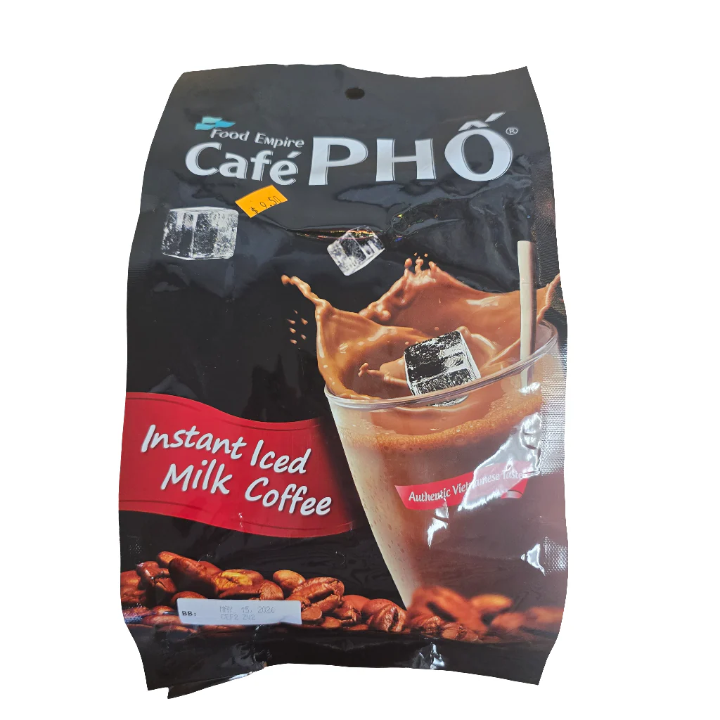Cafe Pho Brand Instant Iced Milk Coffee 18 Sachets (432 g)