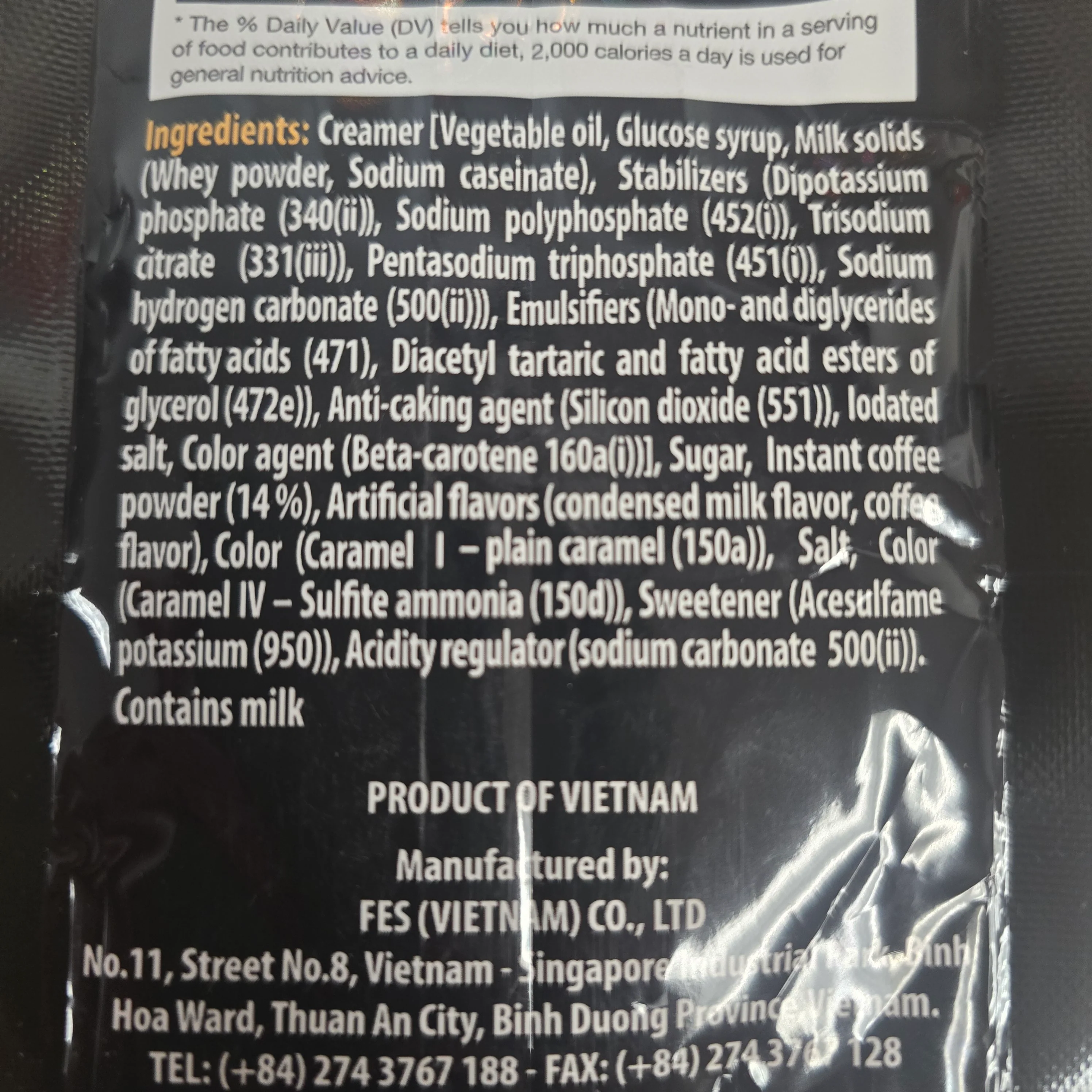 Cafe Pho Brand Instant Iced Milk Coffee 18 Sachets (432 g) - Image 3