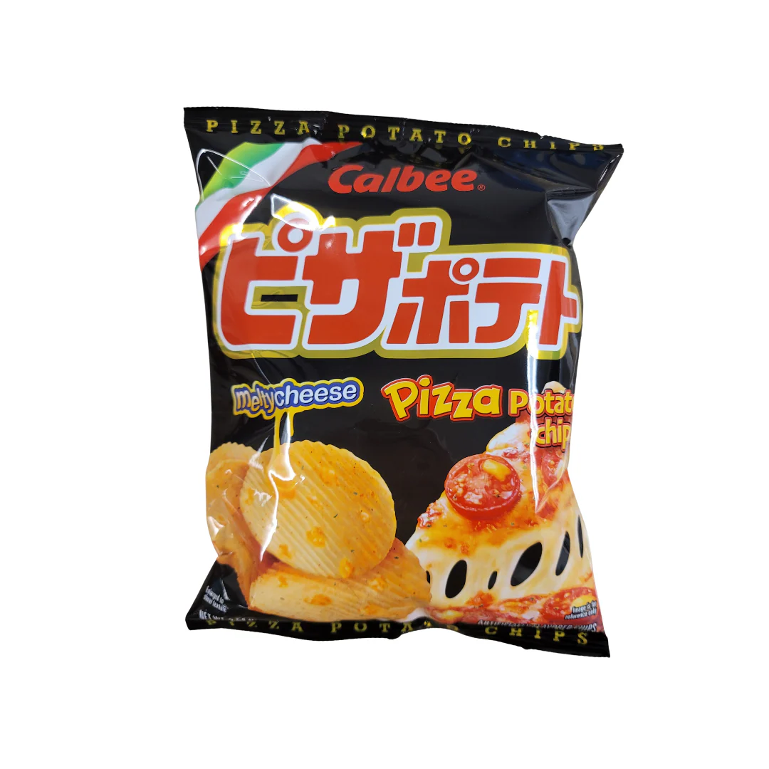 Calbee Pizza Potato Chips 2.54 Oz