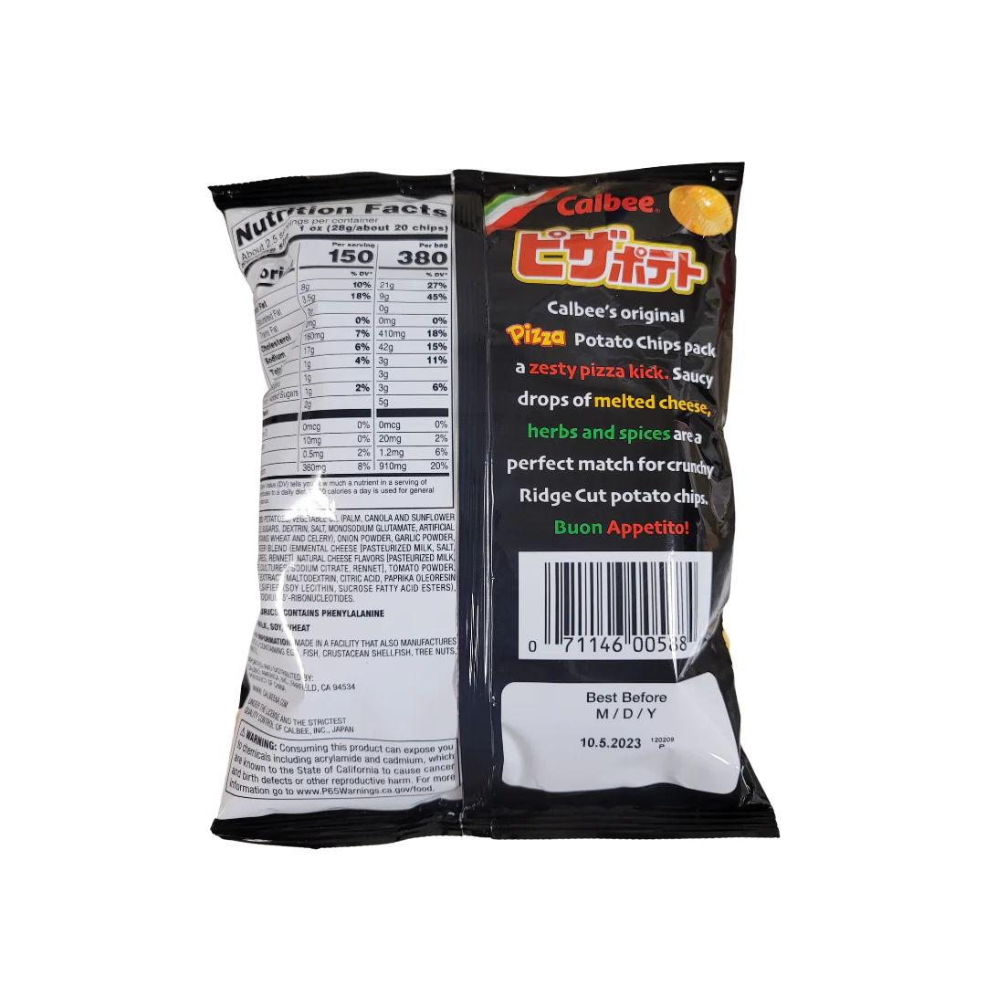 Calbee Pizza Potato Chips 2.54 Oz - Image 2
