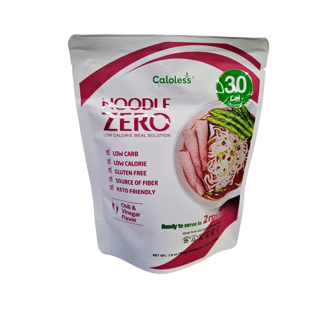 Caloless Low Calorie Konjac Noodle Chili Vinegar Flavor 13.4 Oz