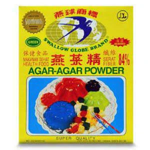 Cap Bola Dunia Agar-agar Green Hijau 7 g