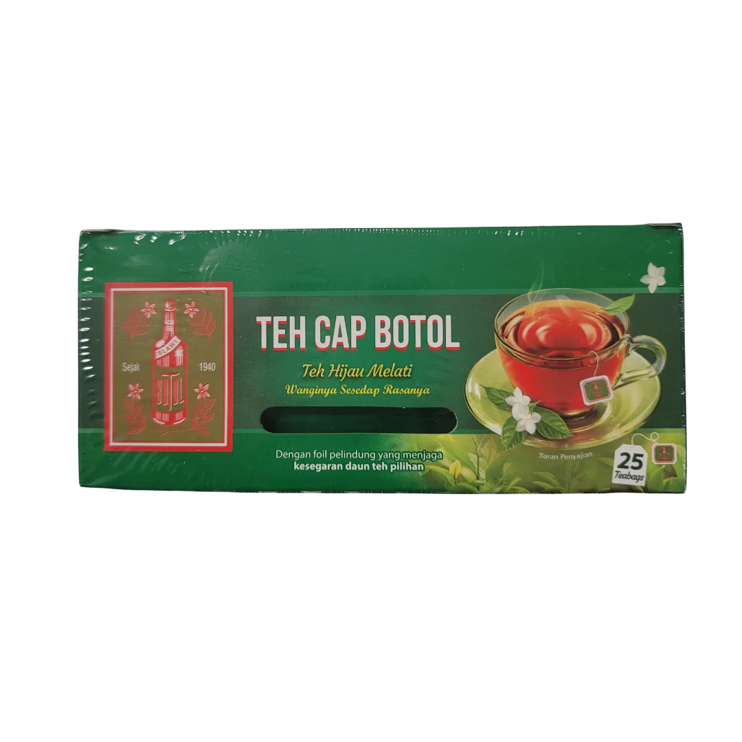 Teh Cap Botol Jasmine Green Tea (25 teabags)