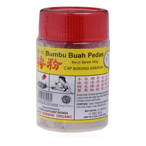 Kakatua Fruit Seasoning Hot (Bumbu Buah Pedas) 150 g