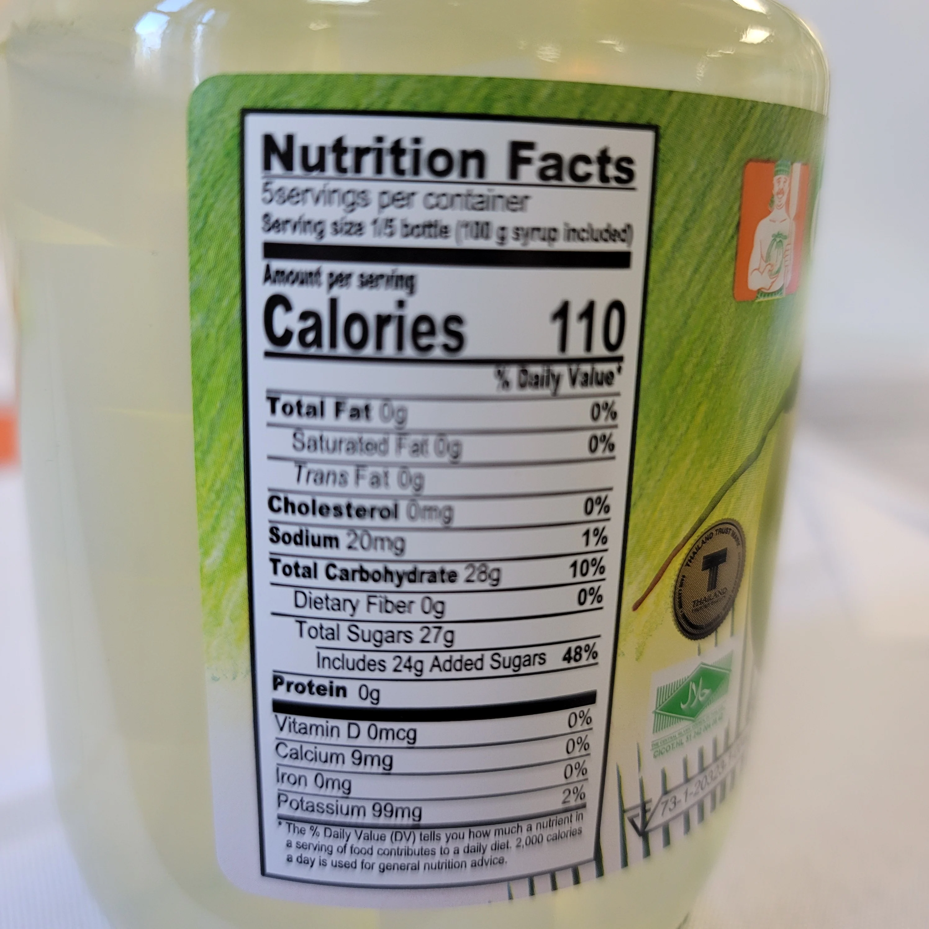 Chaokoh Gel In Syrup Nata De Coco 500 g (darined 300 g) - Image 3