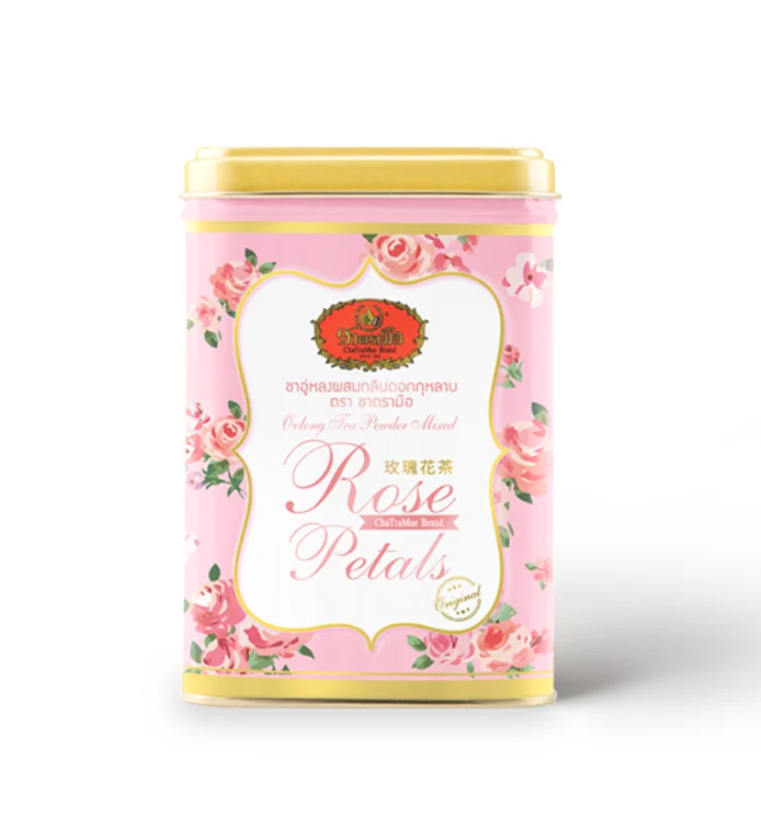 Chatramue Oolong Tea Powder Mixed Rose Petals 50 g (10 sachets)