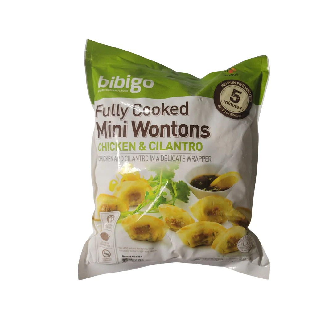CJ Bibigo Mini Wonton Chicken & Cilantro 3 lbs