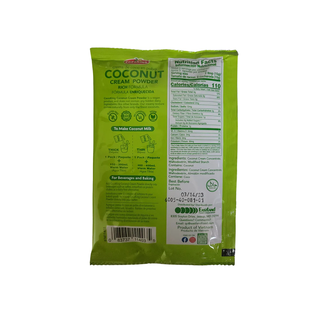 Cocoking Coconut Cream Powder Rich Formula 50 g - Image 2