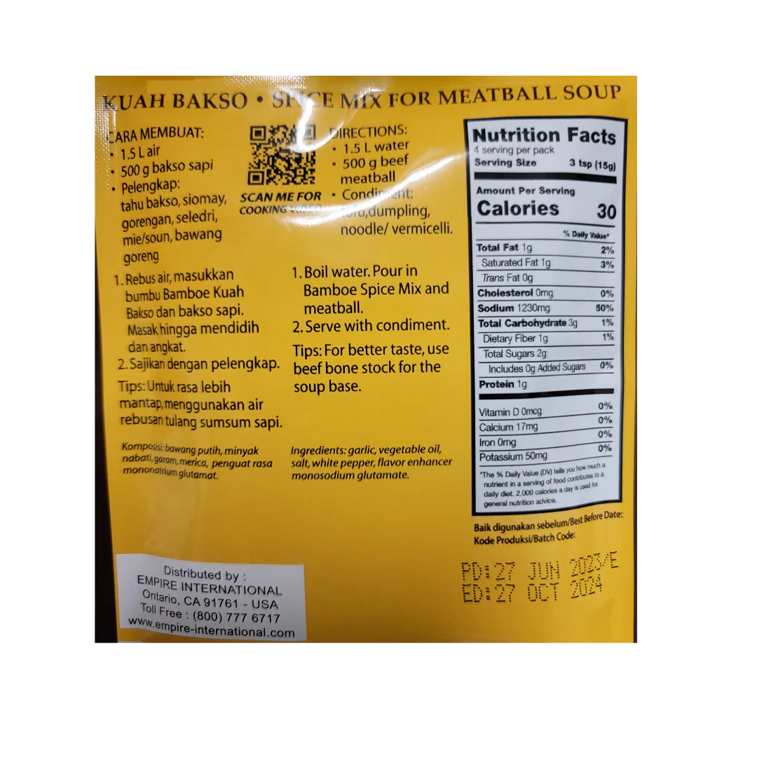 Bamboe Kuah Bakso 2.1 oz - Image 2
