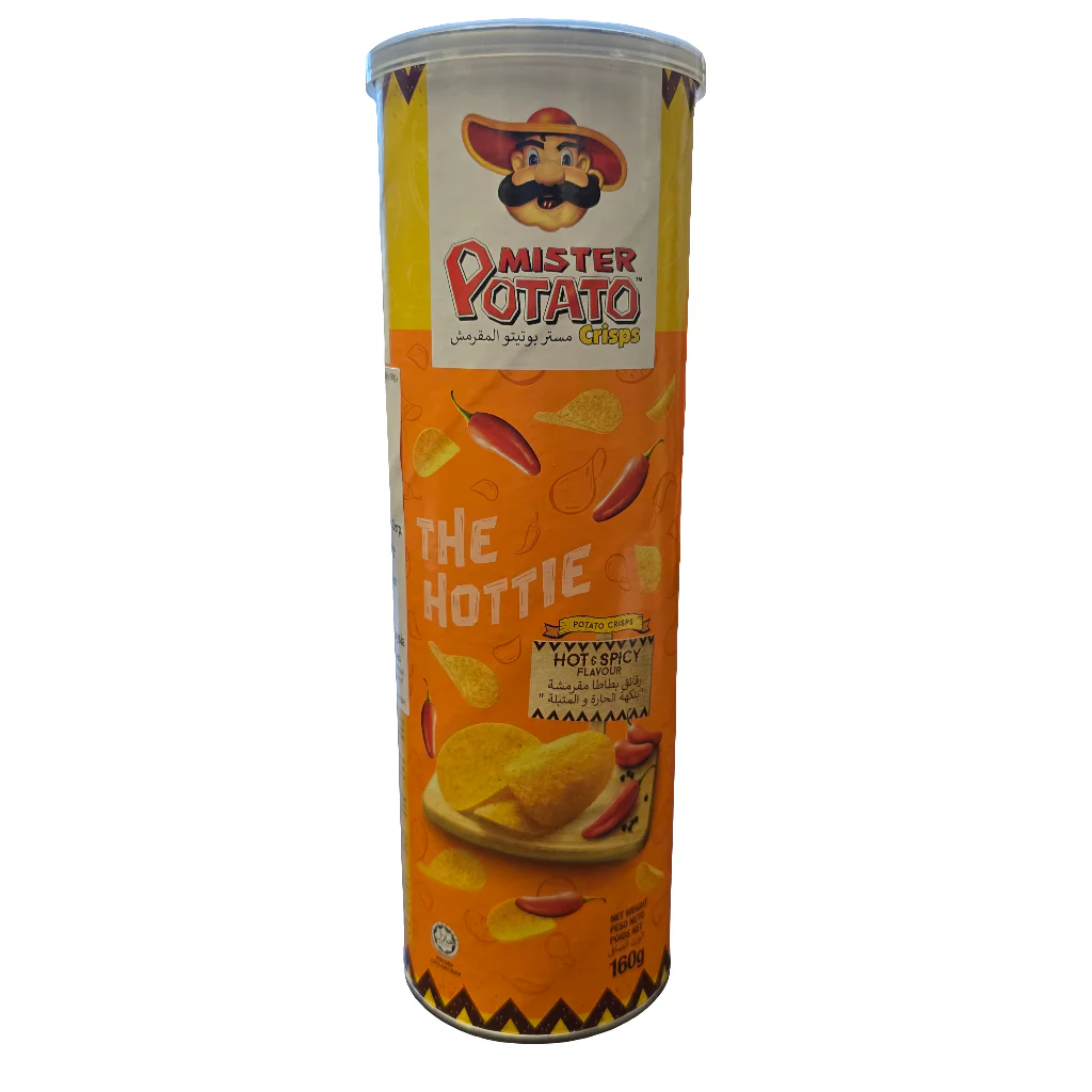 #Mister Potato Crisp Hot and Spicy 160 g
