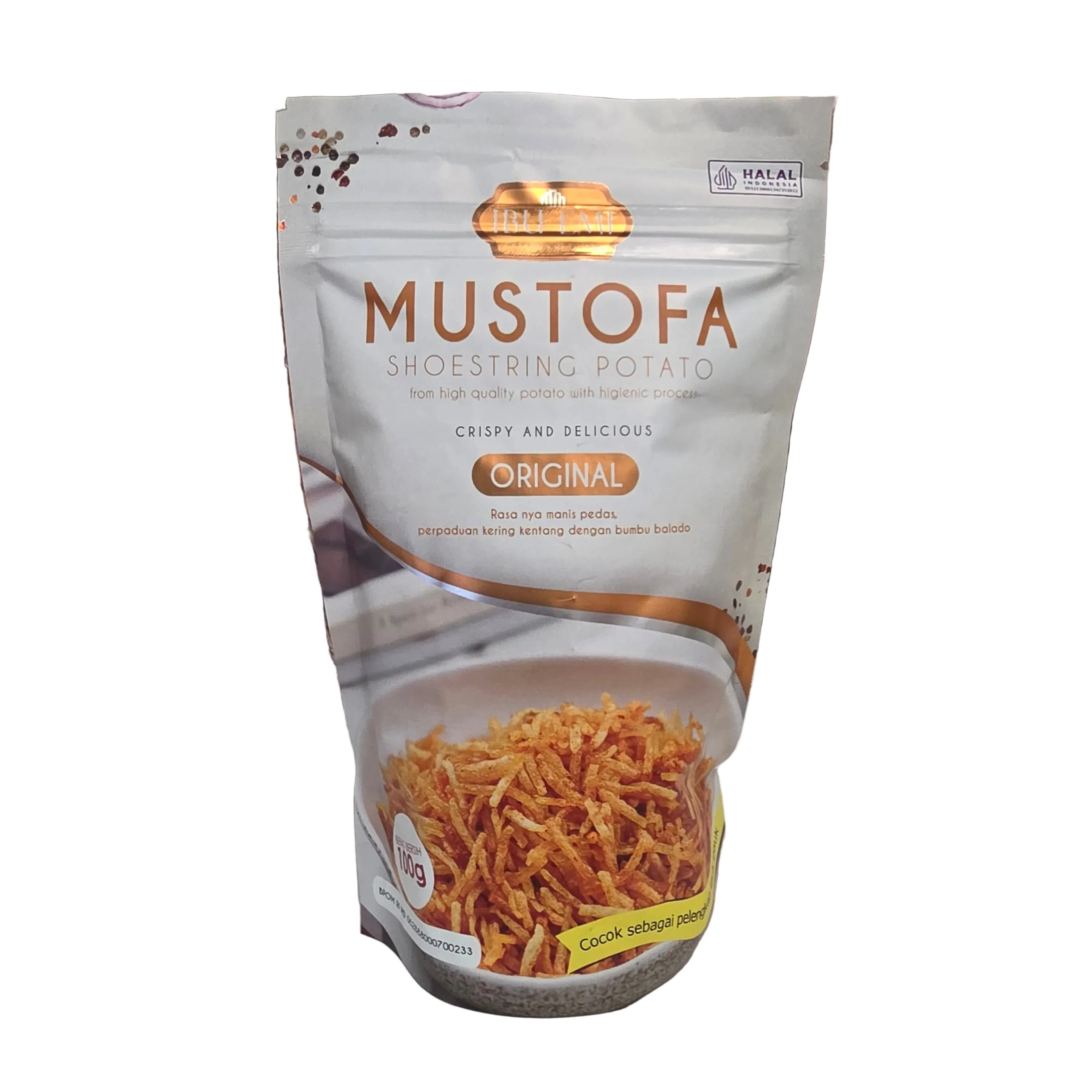 Mustofa Shoestring Potato Original 100 g