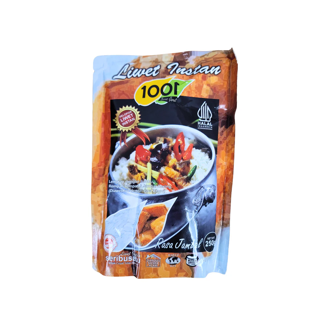 1001 Nasi Liwet Instant Rasa Jambal  250 g (3 Porsi)