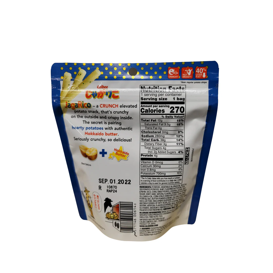 Calbee JagaRico Potato Stick Hokkaido Butter Flavor 58 g - Image 2