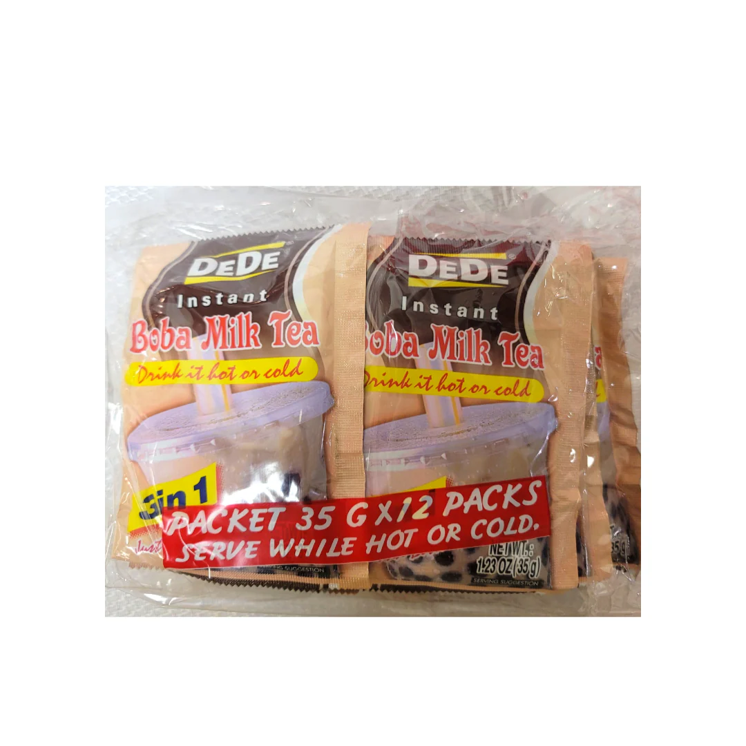 DeDe Instant Boba Milk Tea 3 in 1 (12 sachets x 1.23 oz)