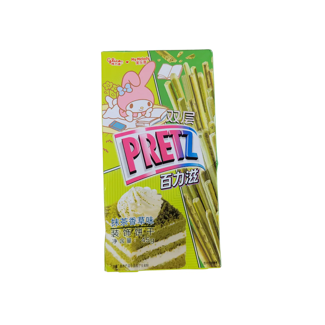 Glico Pretz Matcha Vanilla Sticks 1.58 Oz