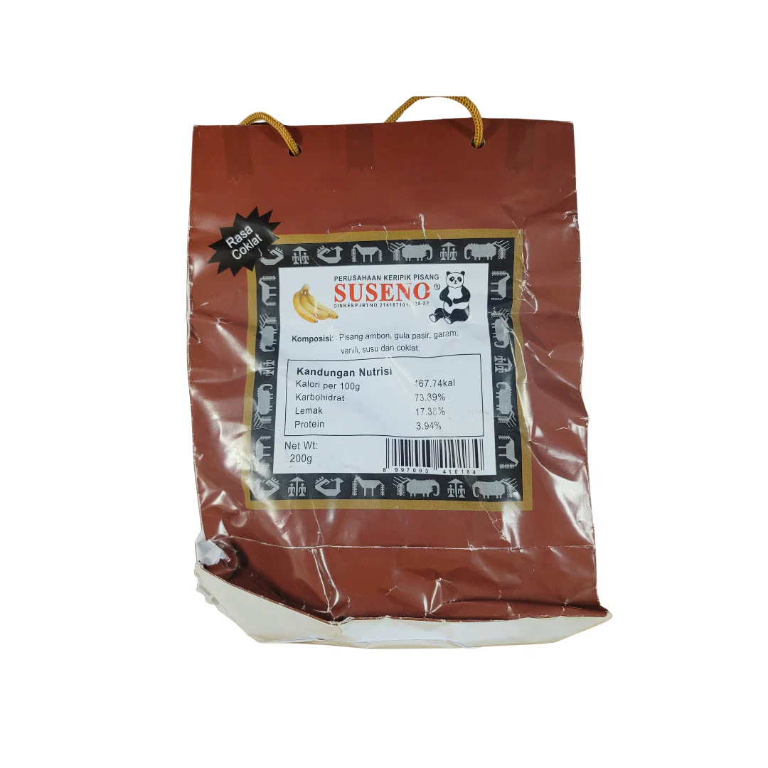 Suseno Keripik Pisang Kepok Rasa Coklat 200 gram - Image 2