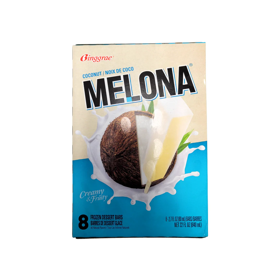 Melona Coconut Ice Bar(8x2.7 fl.oz) - Image 2
