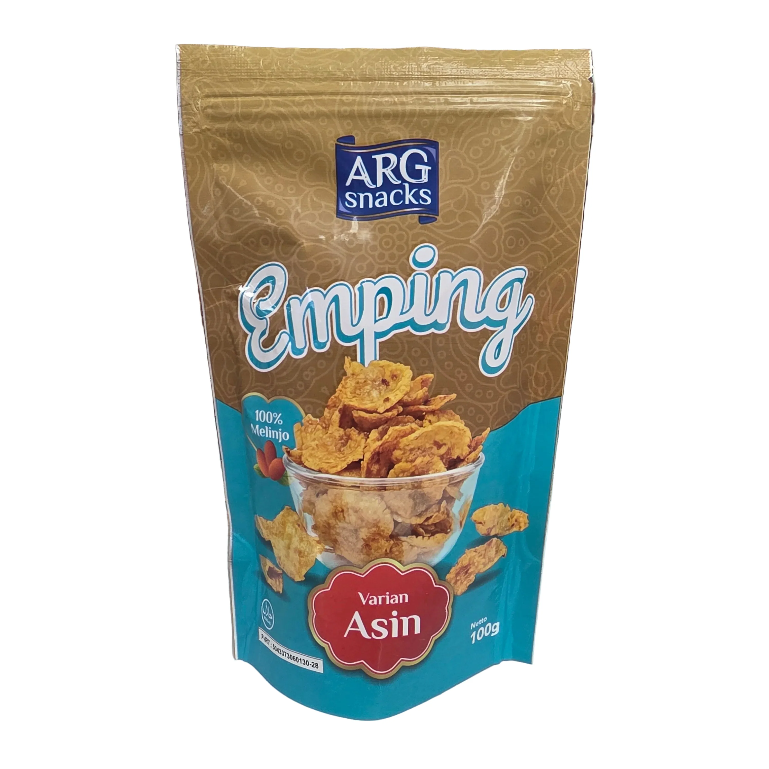 ARG Snacks Emping Asin (Padi Oat Crackers Salty) 100 g