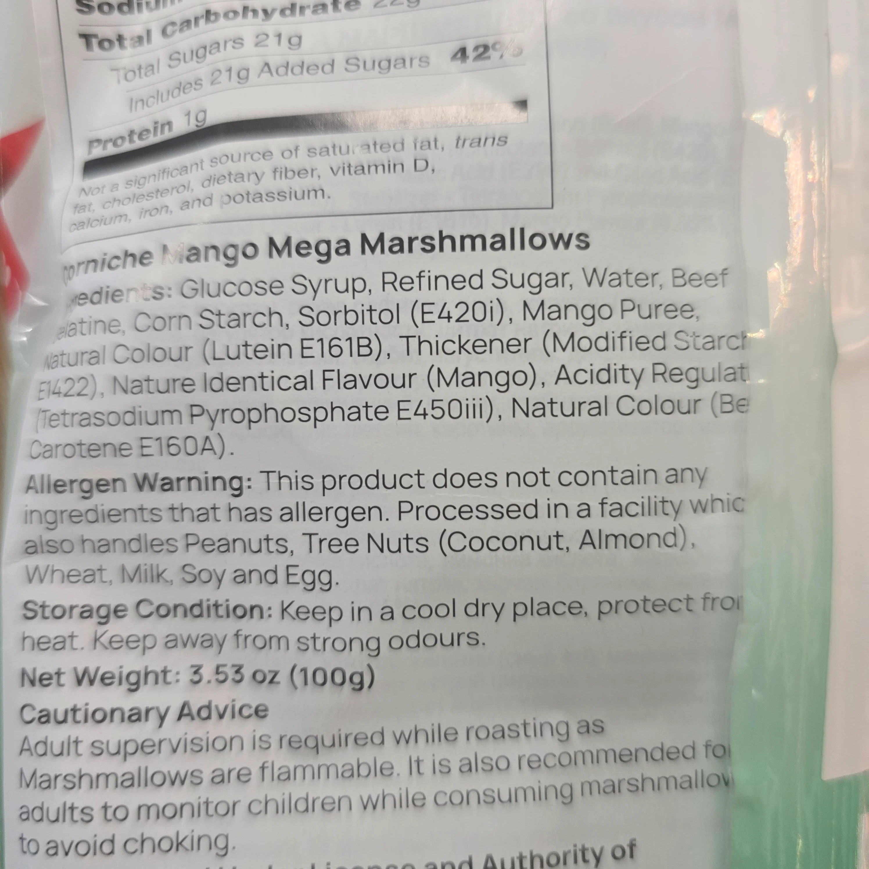 Corniche Mega Mango Marshmallows 100 g - Image 3