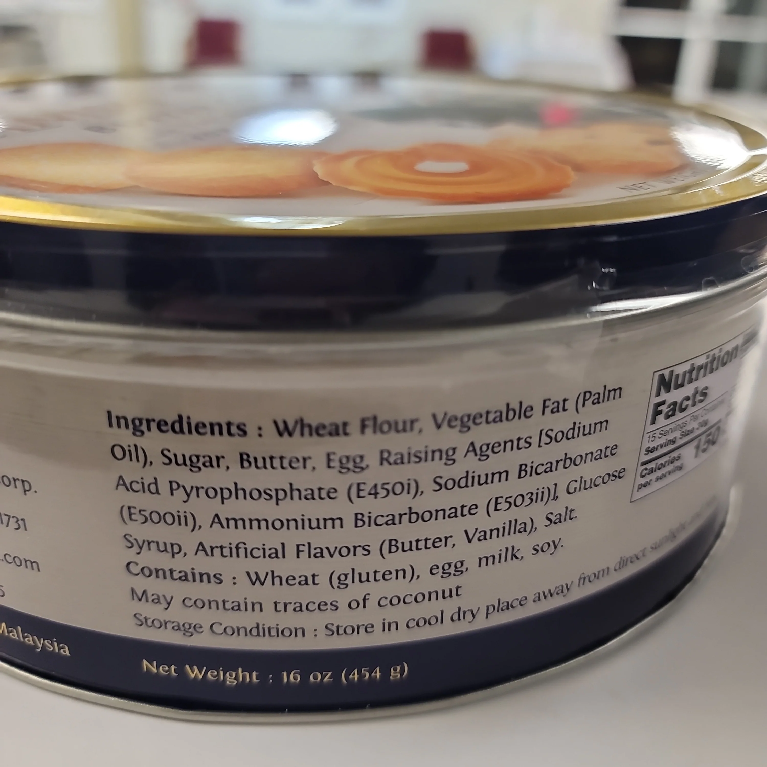 #Danish Legacy Butter Cookies Tin 16 Oz - Image 3