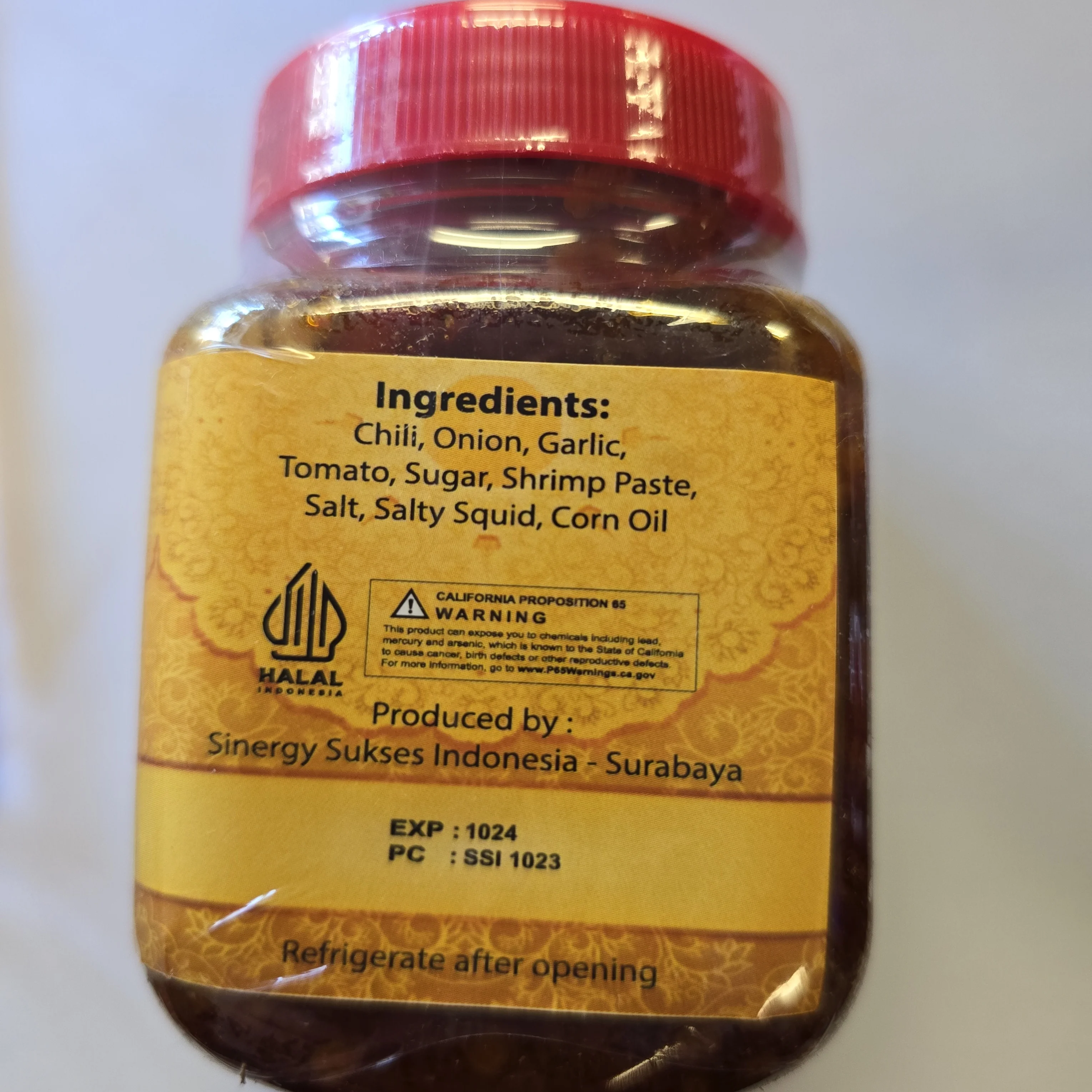 DND Sambe Salty Squid Sambal 180 g - Image 2