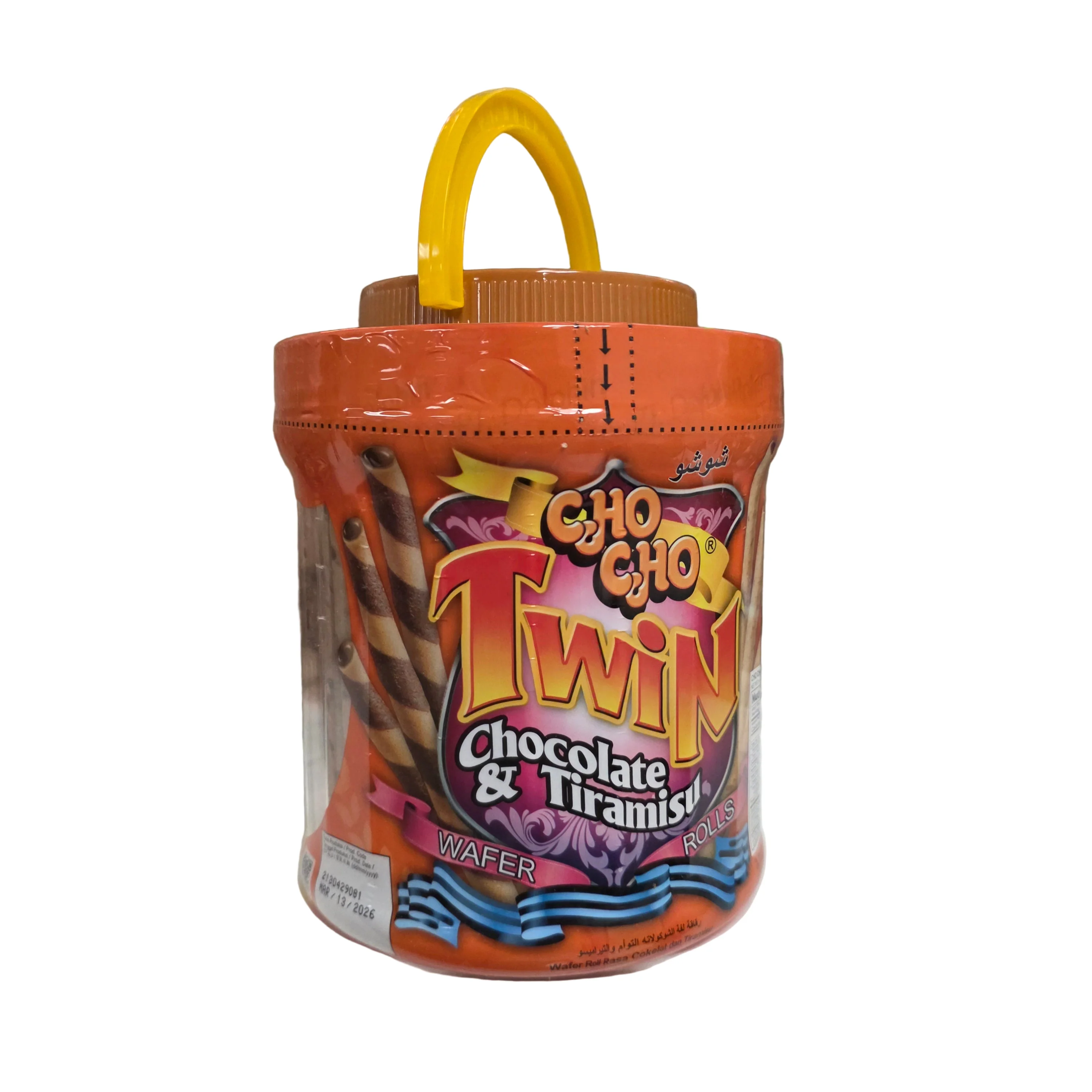 Dolphin Cho Cho Twin Chocolate Tiramisu Wafer Roll 17.64 Oz