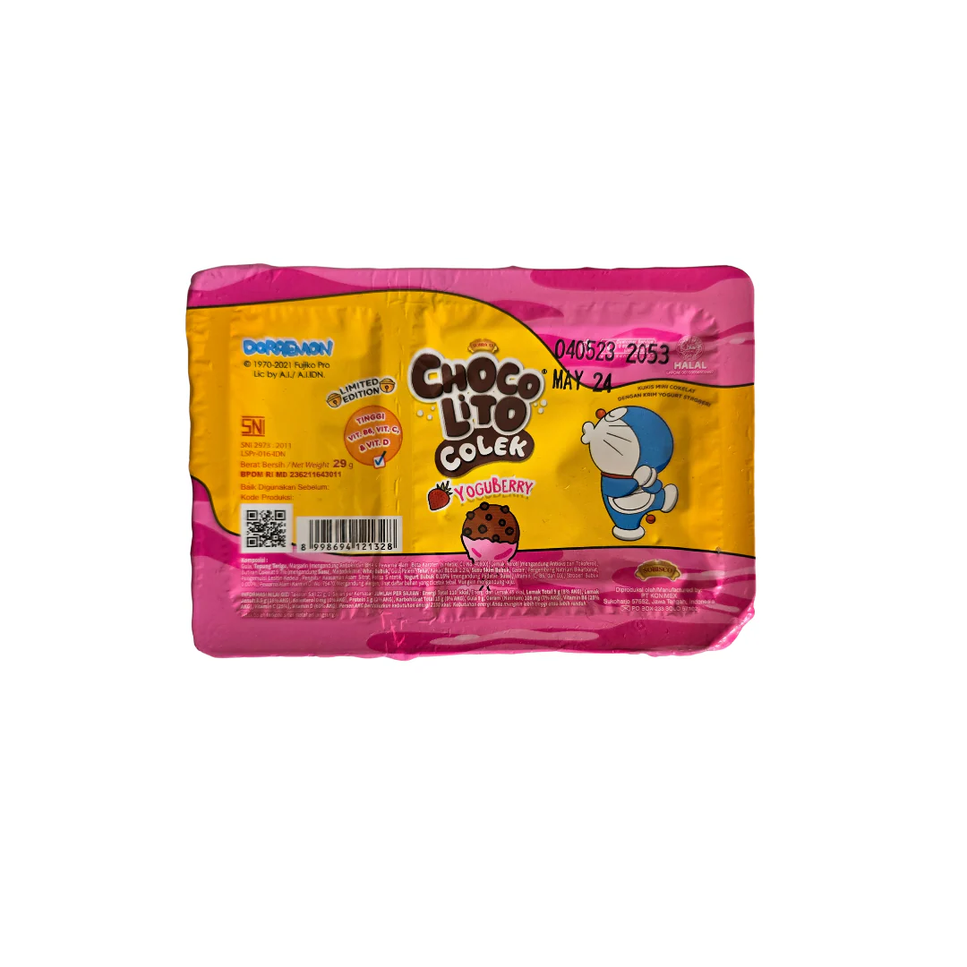 Doraemon Chocolito Colek Yoguberry 29 g