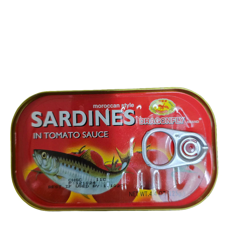 Dragon Fly Sardines in Tomato Sauce 4.4oz (125g)
