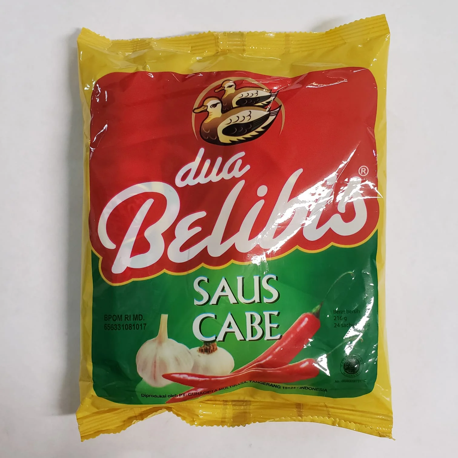Dua Belibis Sambal sachet (24 sachets x0.28oz)