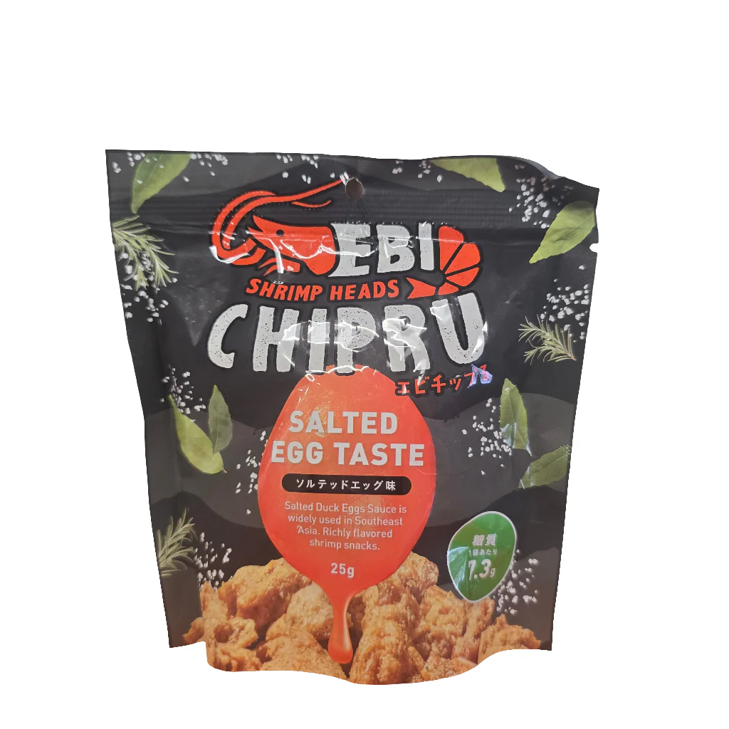Ebi Shrimp Head Chipru Salted Egg Taste 25 g