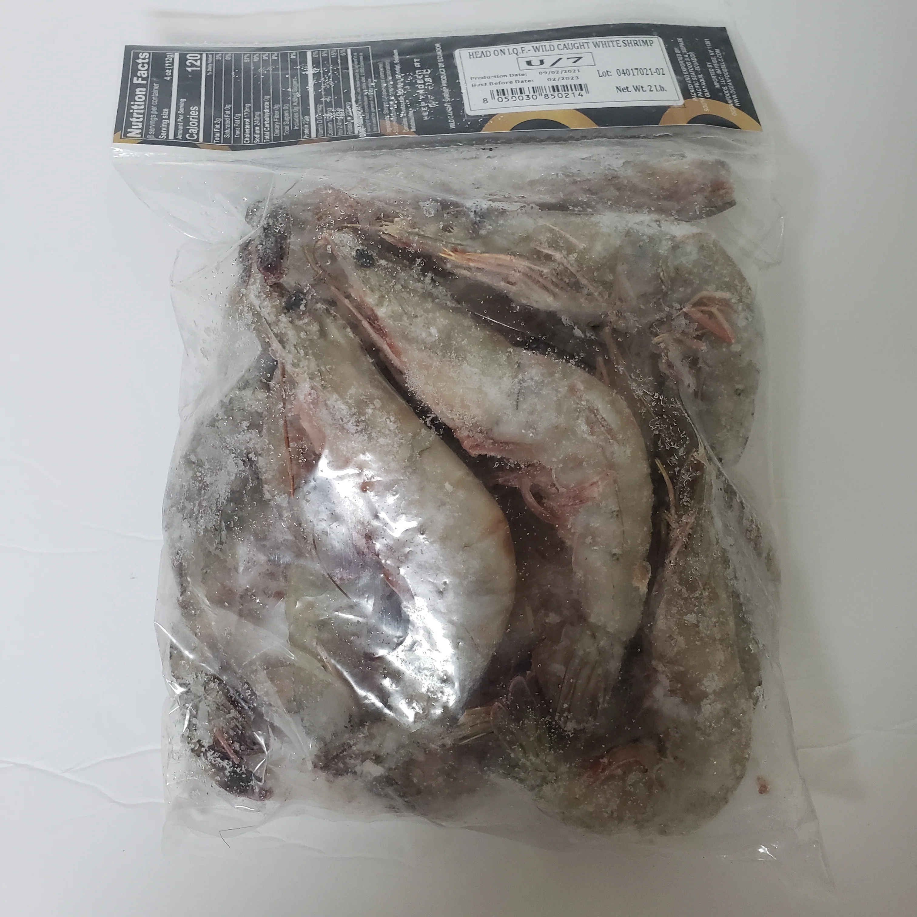 Ecuador U7 Wild Shrimp 5/2 lbs - Image 2