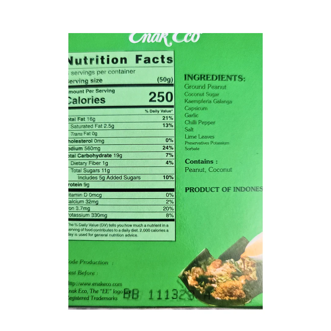 Enak Eco Sambel Pecel 7 Oz (200g) - Image 2