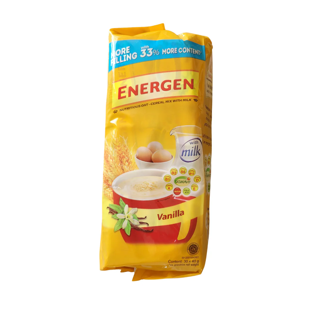Energen Cereal Mix Vanilla Big Bag (30 x 1.41 Oz)