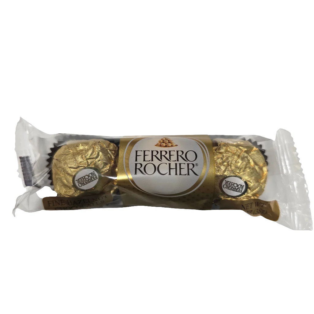 Ferrero Rocher Fine Hazelnut Chocolate 1.3 Oz (38 g)