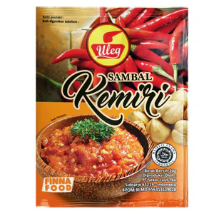 Finna Uleg Candlenut Chili Sauce (10 sachets x 20 g)